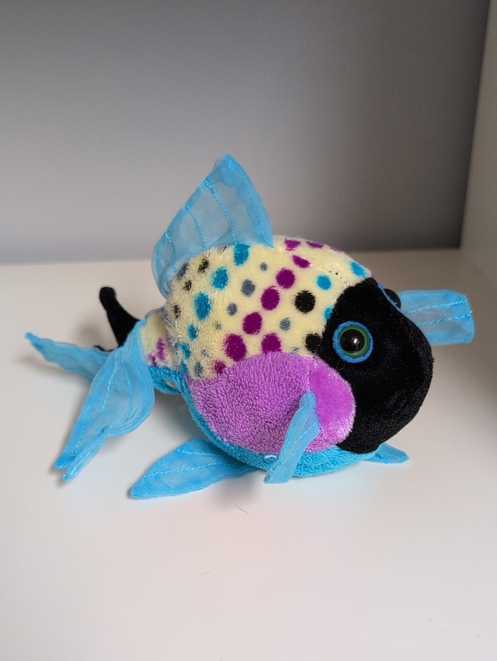 🩵3/$20🩵 Webkinz Lilkinz Polka Back Fish Webkinz GANZ Collectible Y2k